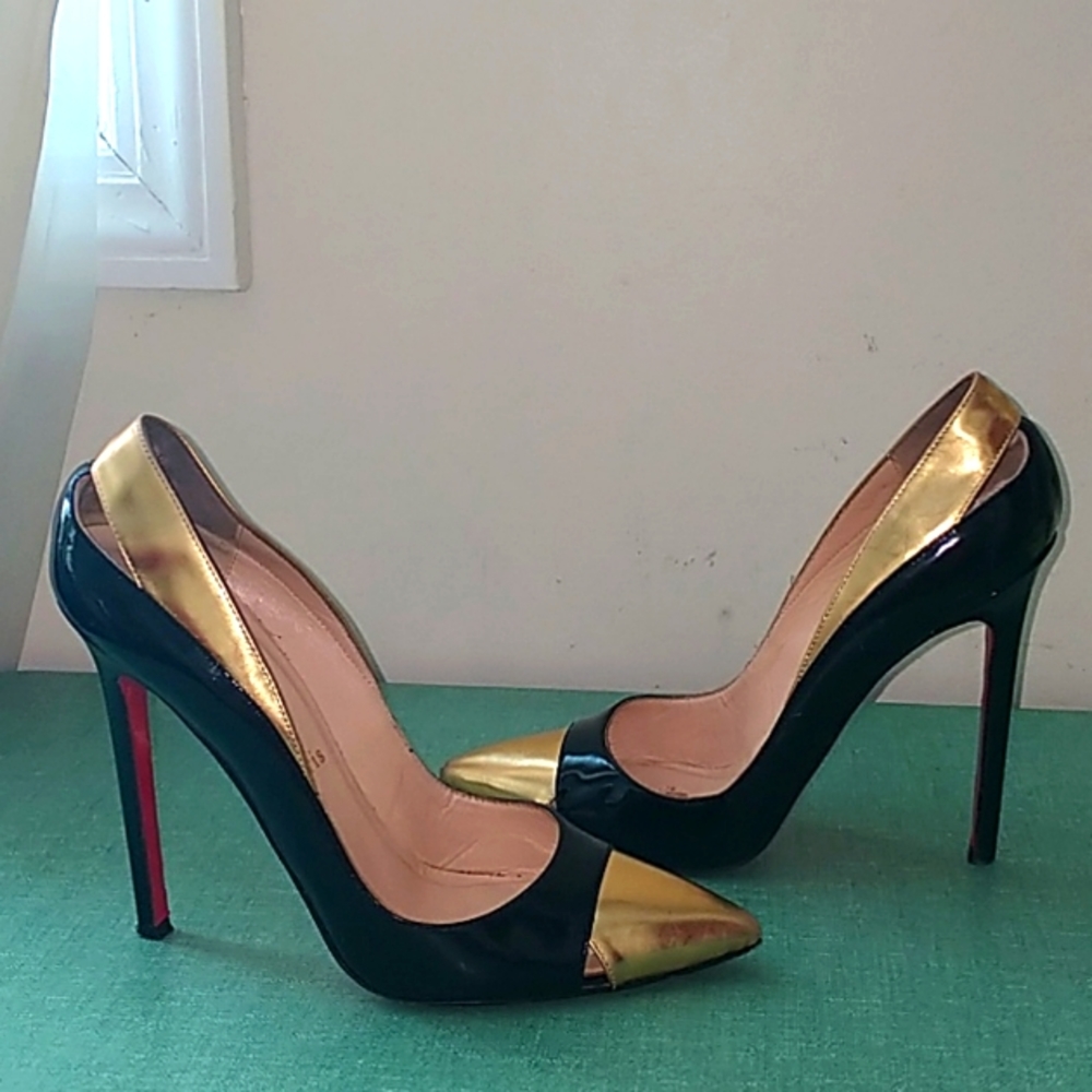 Christian Louboutin Duvette 120 Pumps Shoes 37.5